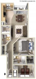 Suite A Floorplan